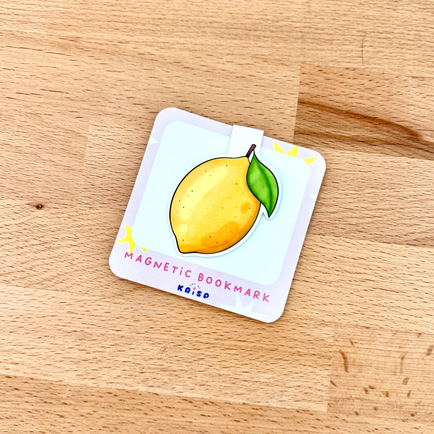 Magnetic Bookmark - Lemon