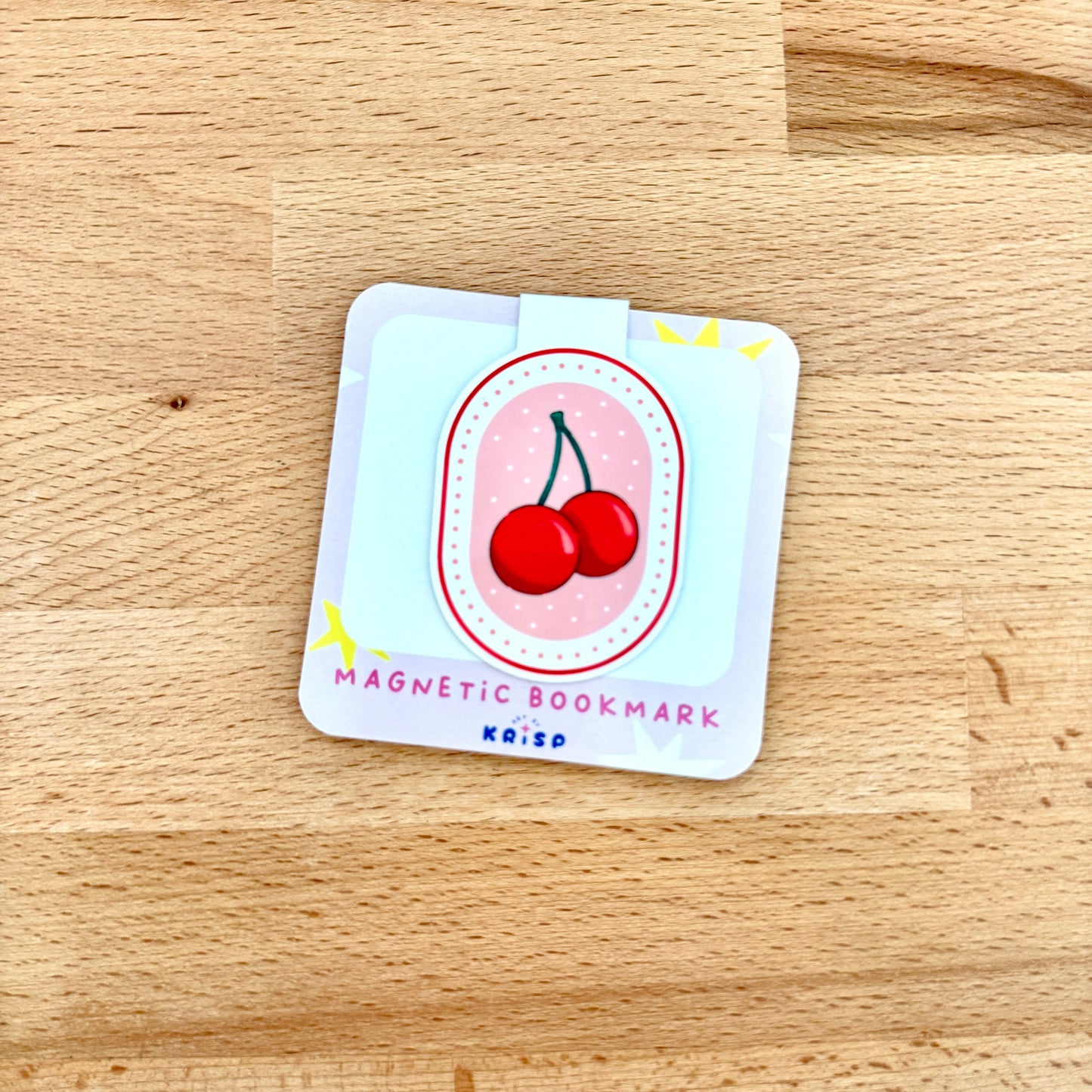 Magnetic Bookmark - Cherries
