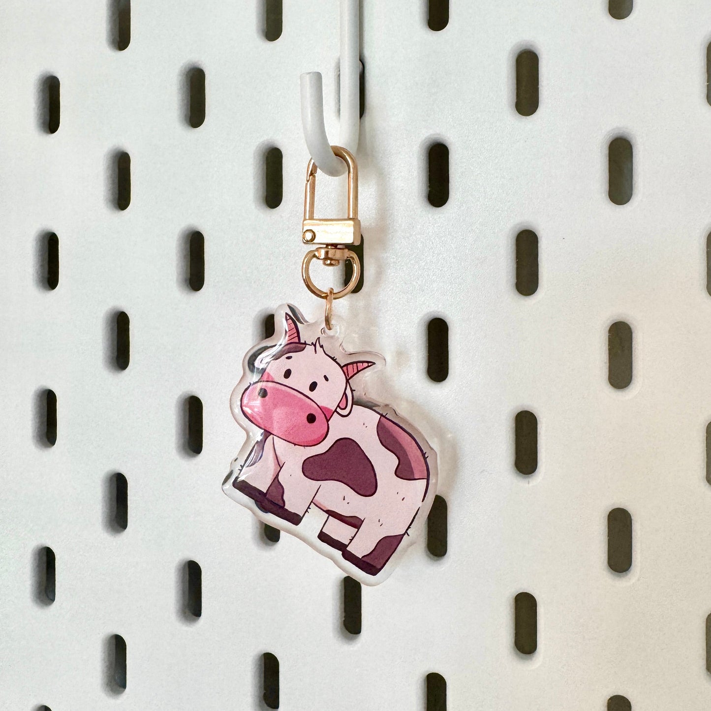 Cow Keychain