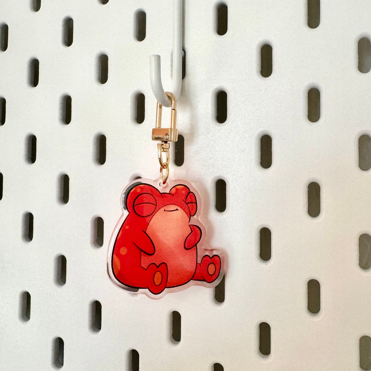 Red Frog Keychain