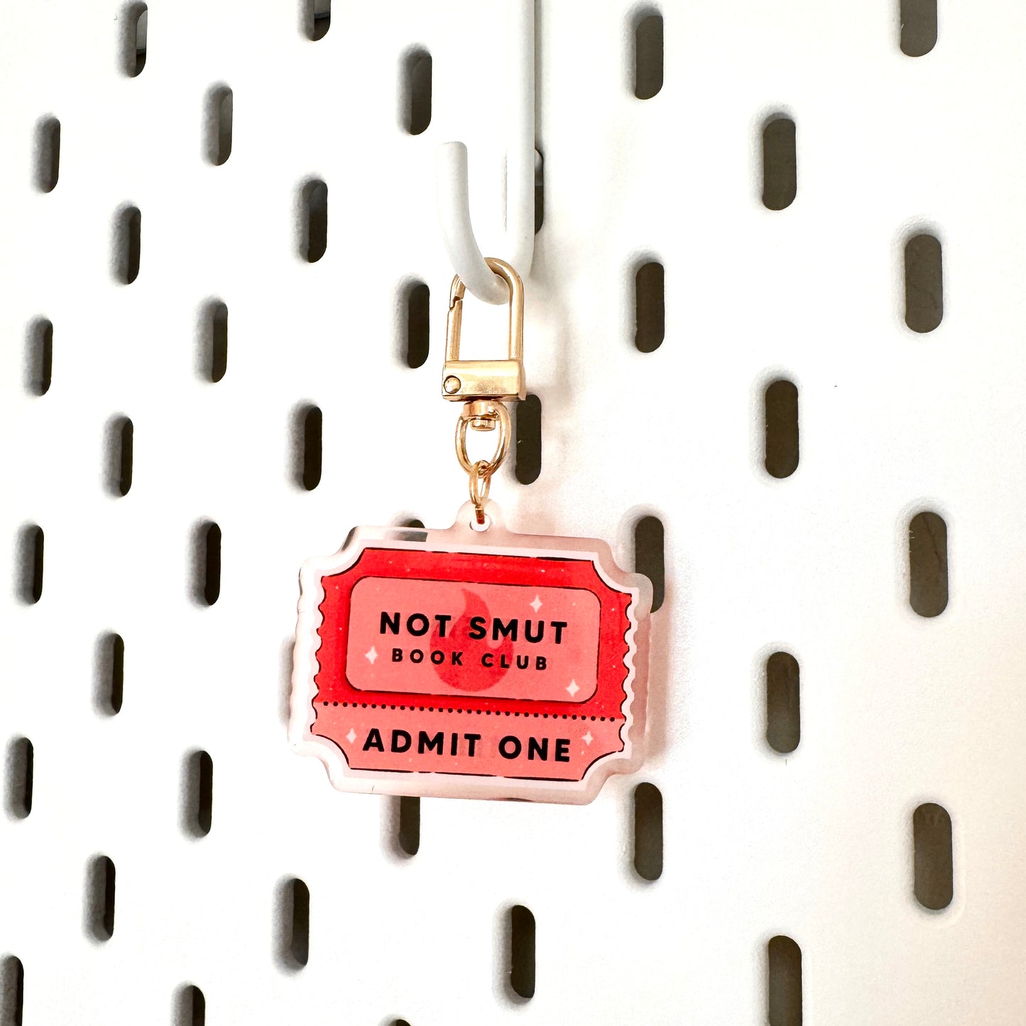 Not Smut Book Club Keychain