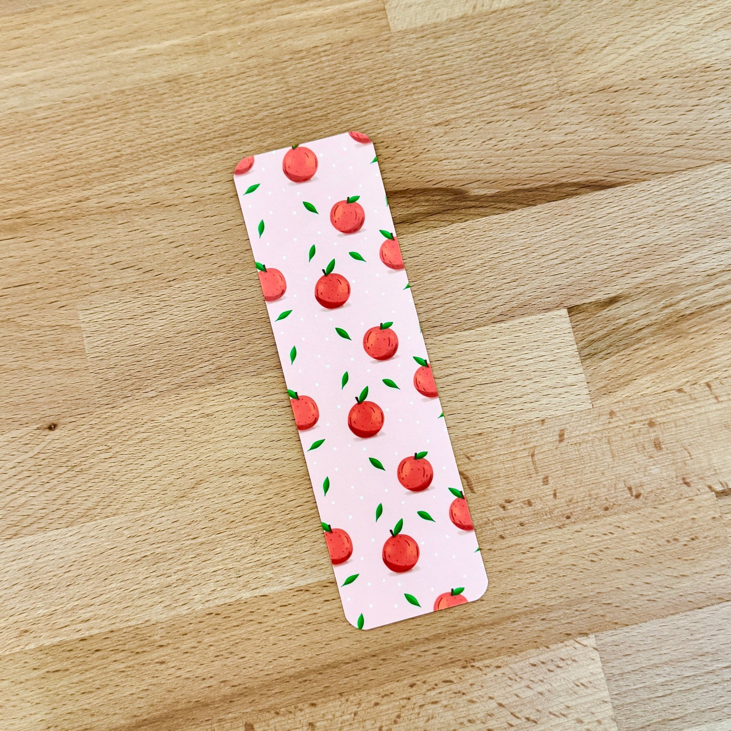 Paper Bookmark - Orange Pattern