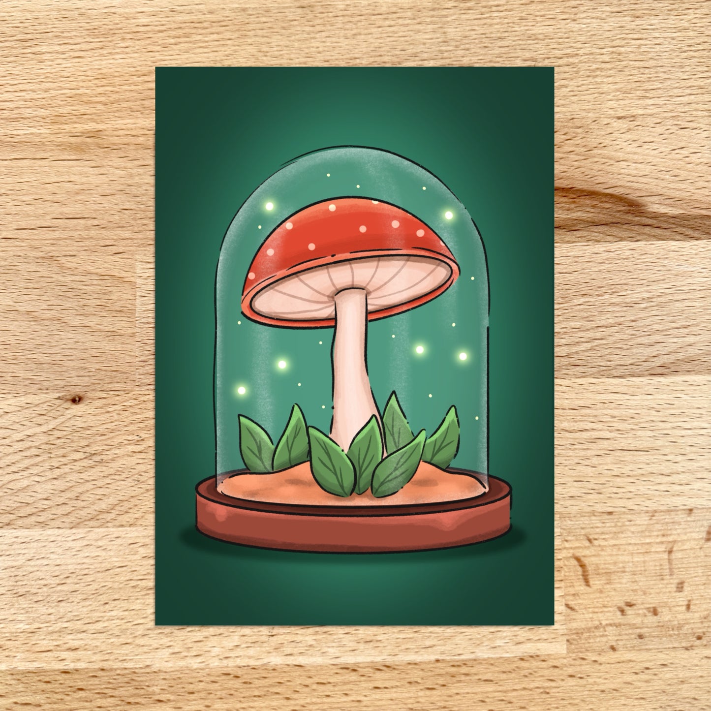 Mushroom Jar Mini Print (5x7)