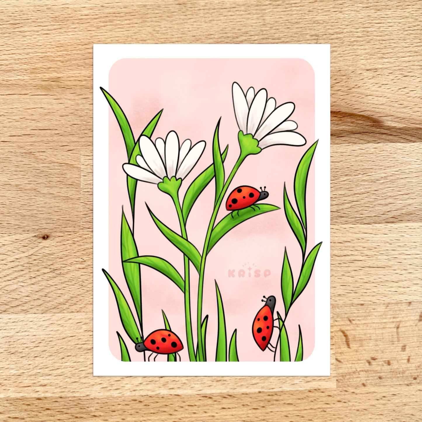 Ladybugs Mini Print (5x7)