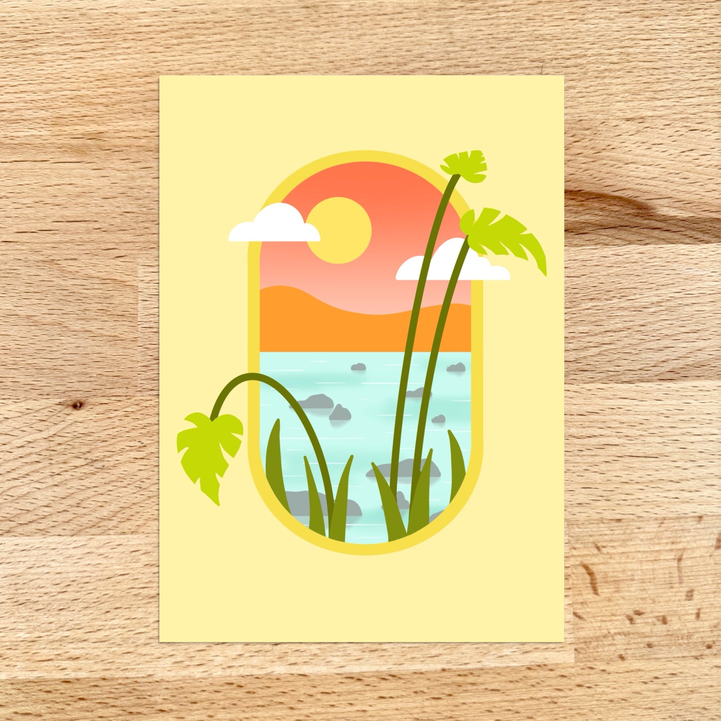 Tropical Window Mini Print (5x7)
