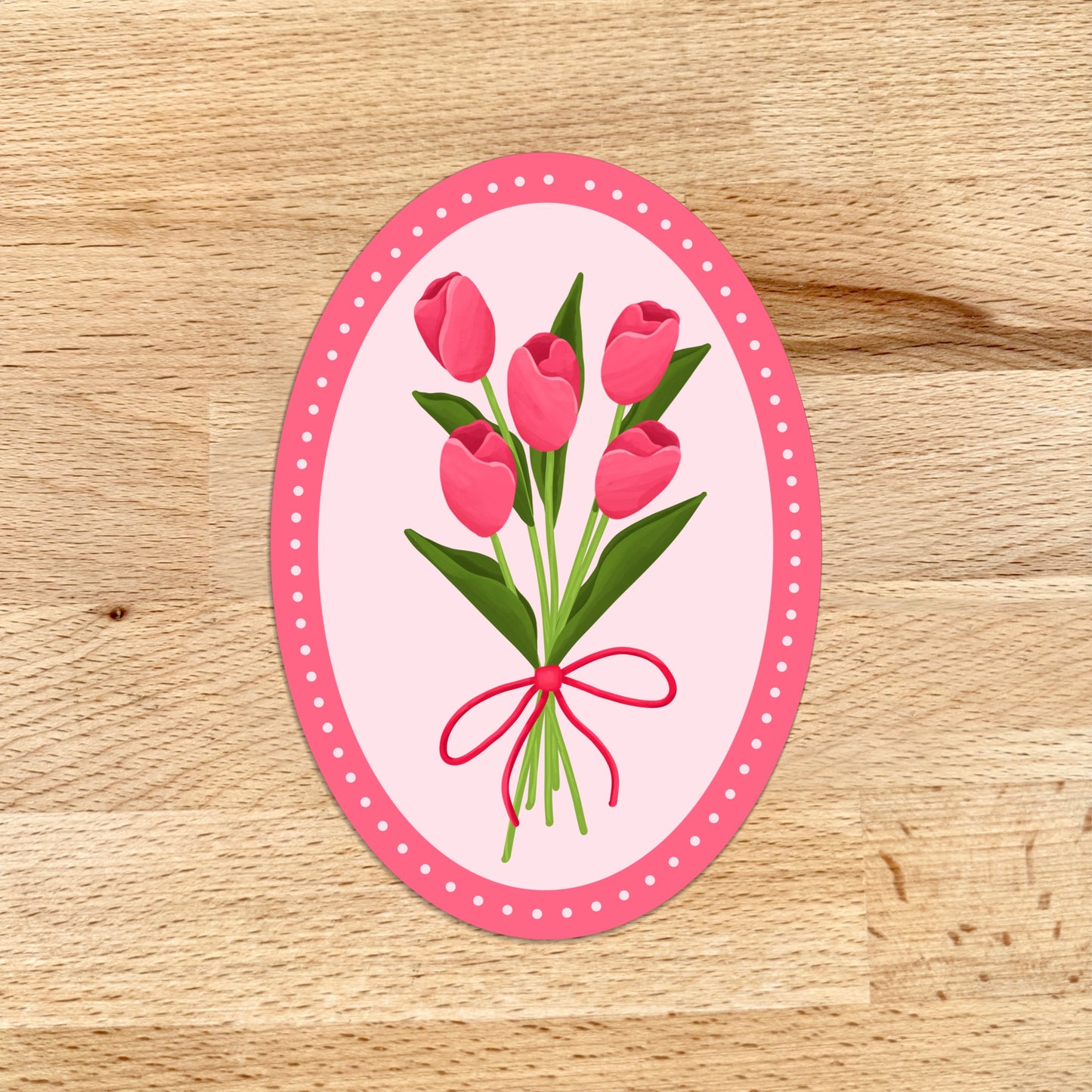 Sticker - Pink Tulips