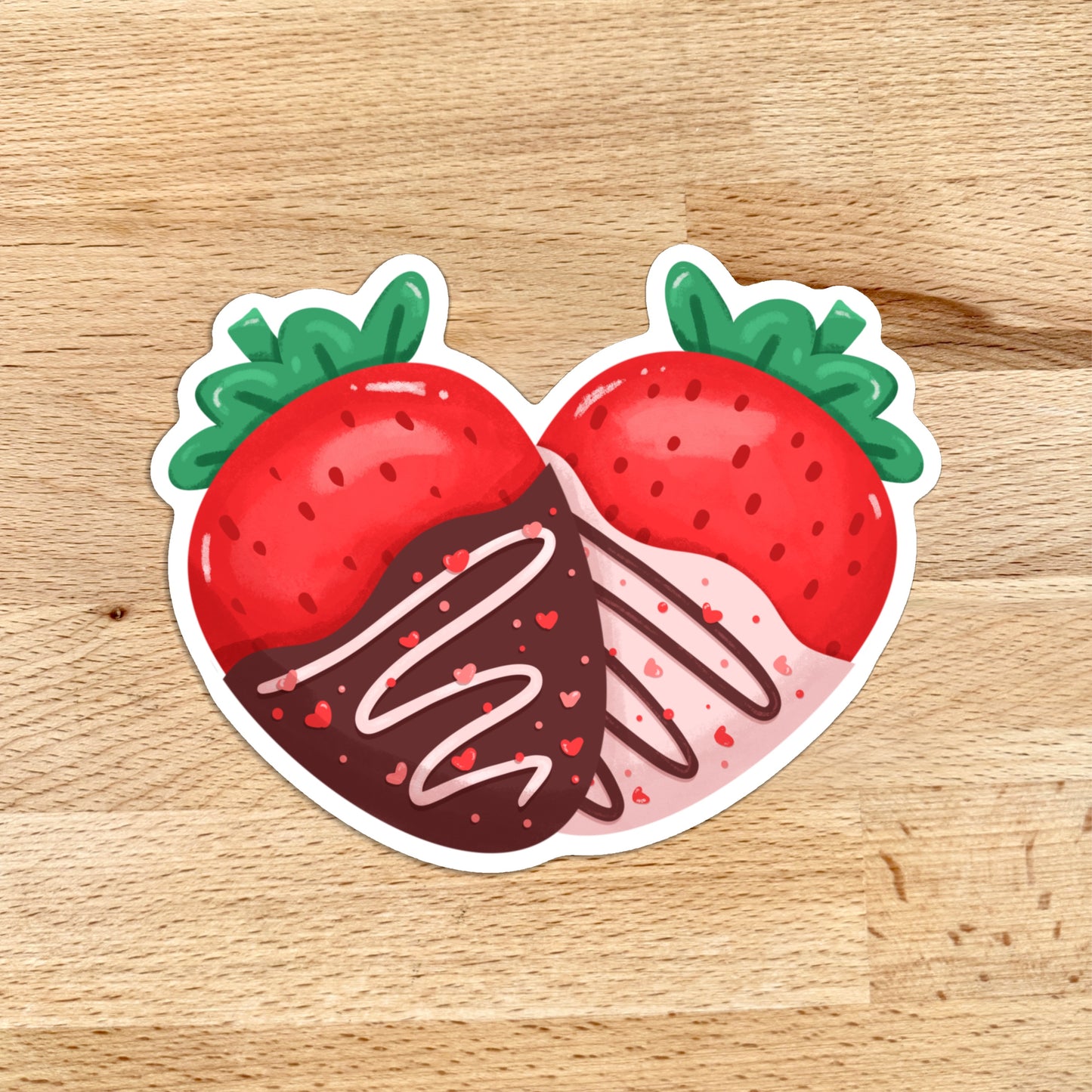 Sticker - Chocolate Strawberries