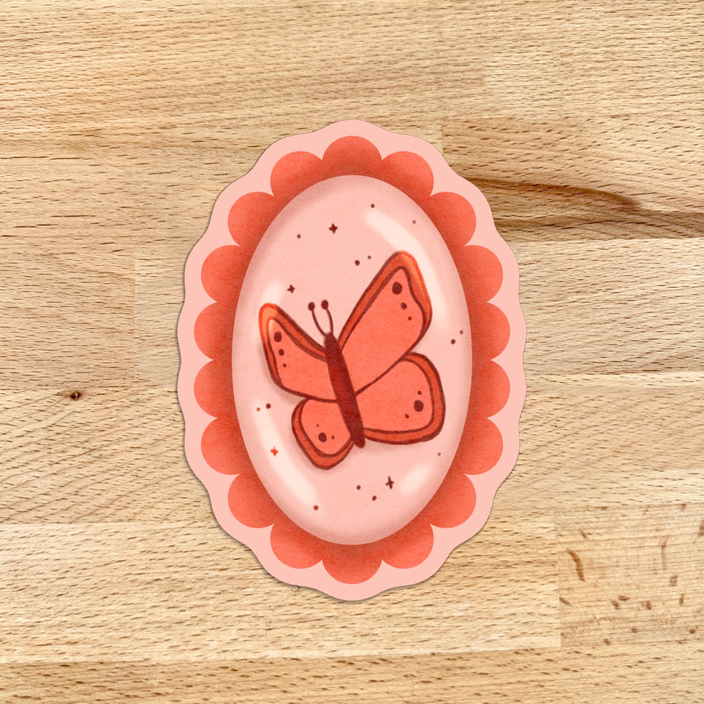 Sticker - Antique Butterfly