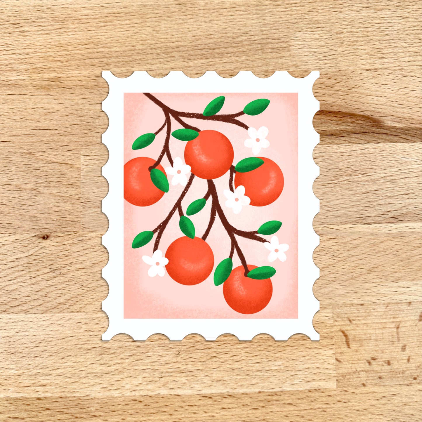 Sticker - Orange Stamp