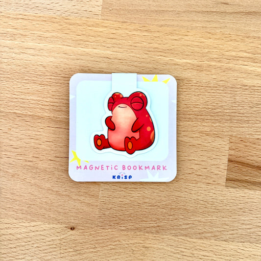 Magnetic Bookmark - Red Frog