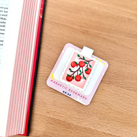 Magnetic Bookmark - Orange Stamp