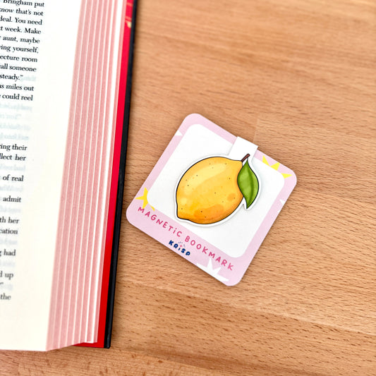 Magnetic Bookmark - Lemon