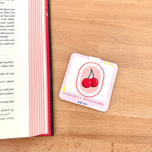 Magnetic Bookmark - Cherries