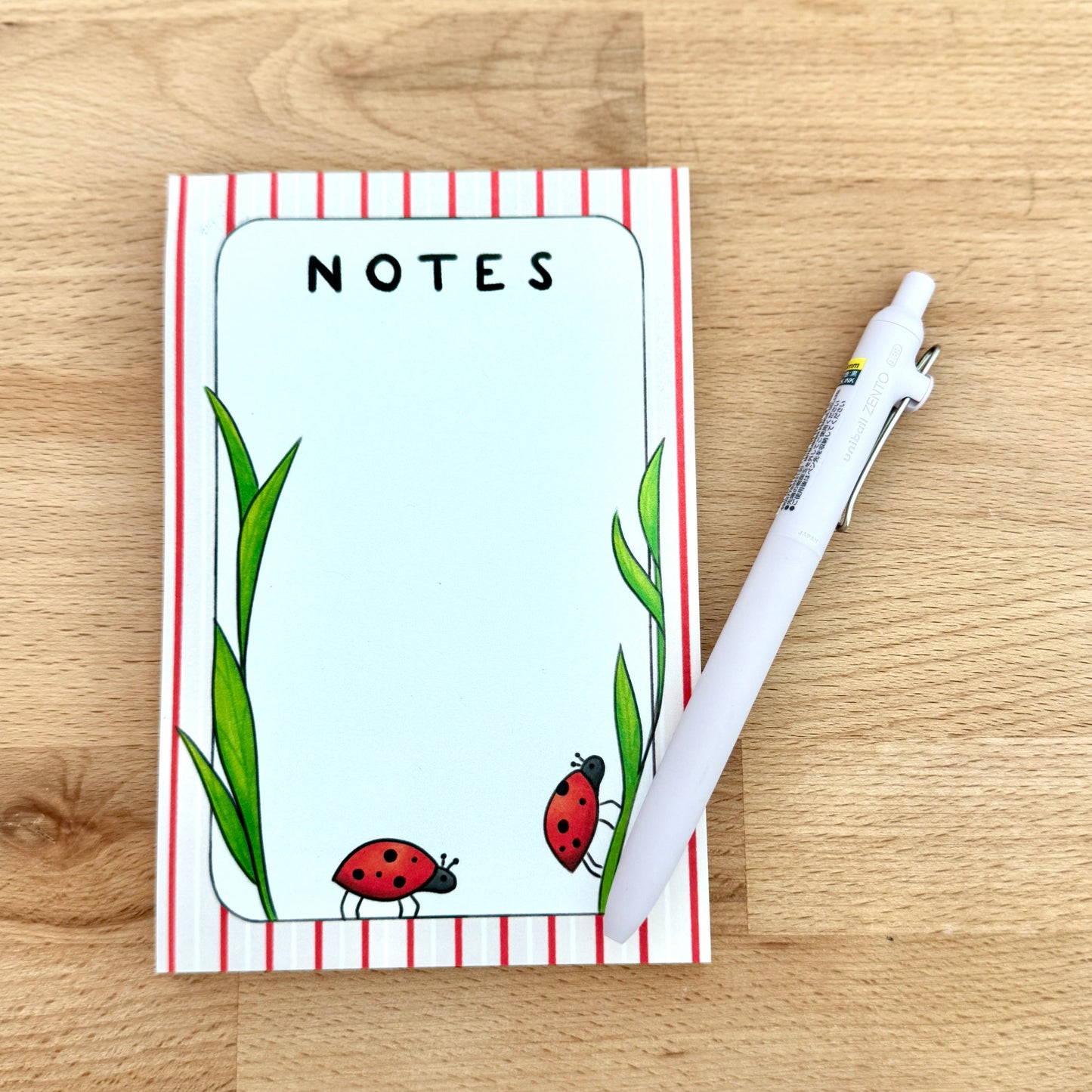 Notepad - Ladybugs