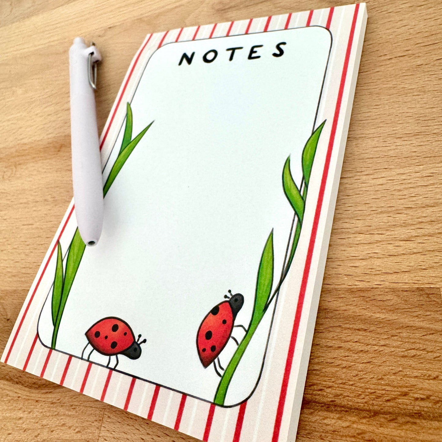 Notepad - Ladybugs