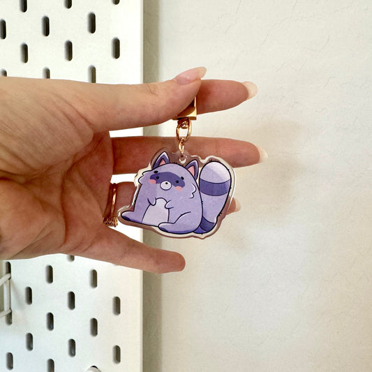 Raccoon Keychain