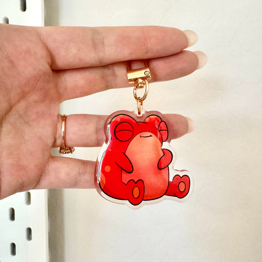 Red Frog Keychain