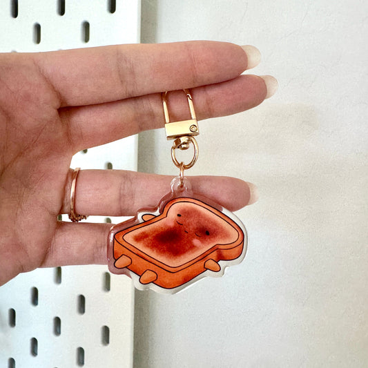 Burnt Toast Keychain