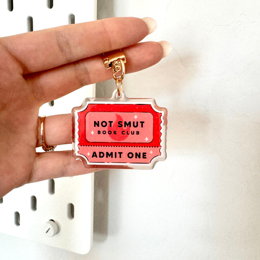 Not Smut Book Club Keychain