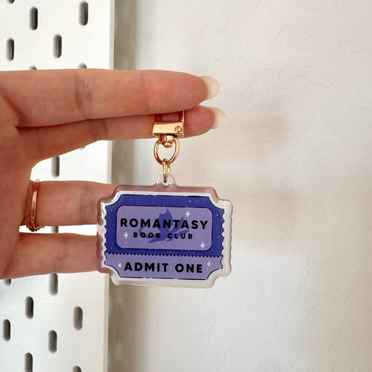 Romantasy Book Club Keychain