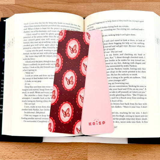 Paper Bookmark - Antique Butterflies