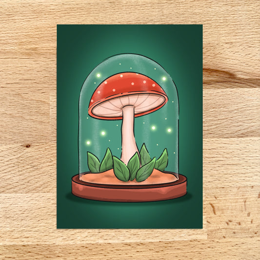 Mushroom Jar Mini Print (5x7)