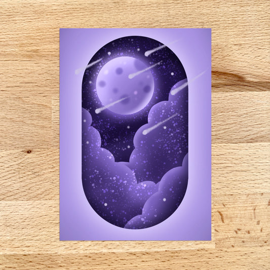 Meteor Shower Mini Print (5x7)
