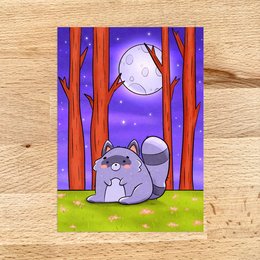 Little Raccoon Mini Print (5x7) (Copy)