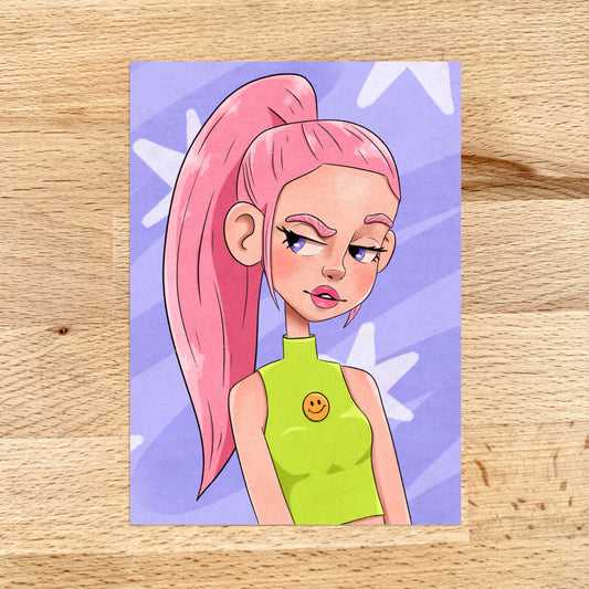 Pop Girl Mini Print (5x7)