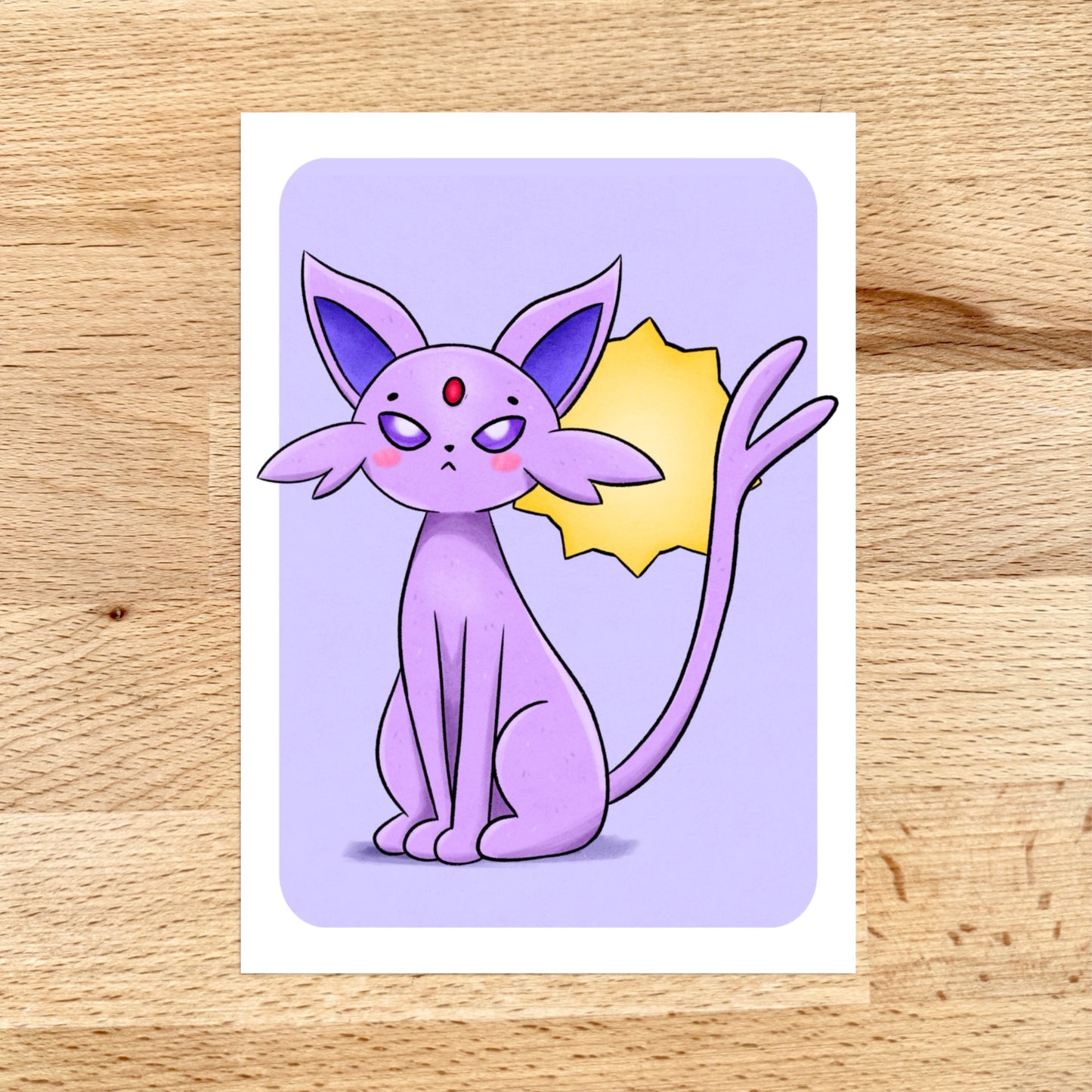 Espeon Mini Print (5x7)