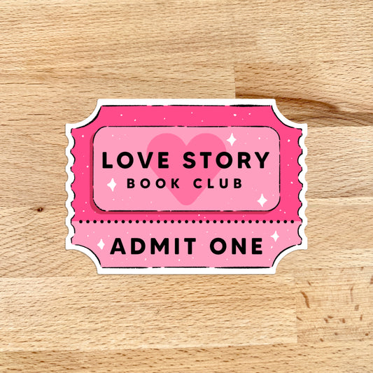 Sticker - Love Story Book Club Ticket