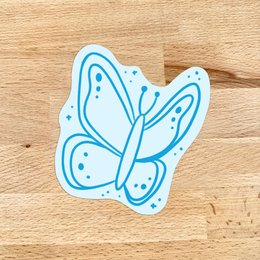 Sticker - Blue Butterfly